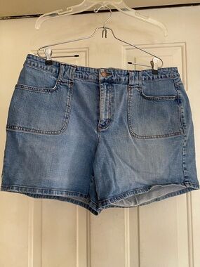 Classic Blue Denim Women's Shorts